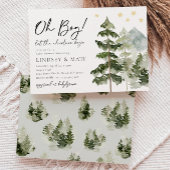 Lass des Adventure Begin Baby Shower Einladungen