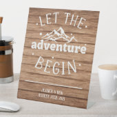 Lass des Adventure Begin Custom Sockelschild (In Situ)