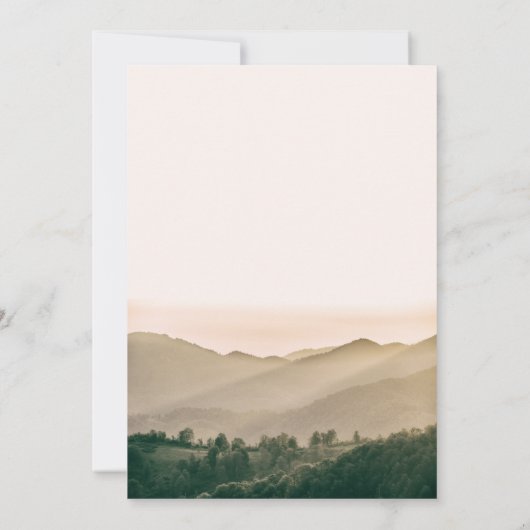 Lass des Adventure Begin Gender Neutral Baby Showe Einladung (Rückseite)