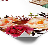 Lass des Begin Sign Travel Poster (Ecke)