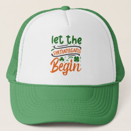 Lass des Begin St Patrick's Day  Truckerkappe