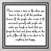 Lass des Dramas Poster (Vorne)