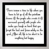 Lass des Dramas Poster (Vorne)