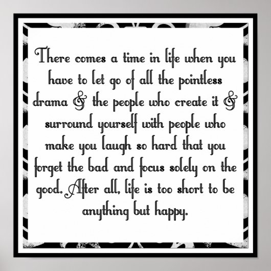 Lass des Dramas Poster (Vorne)