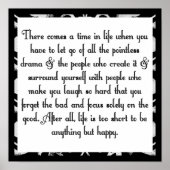 Lass des Dramas Poster (Vorne)