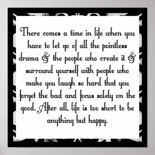 Lass des Dramas Poster (Vorne)