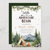 Lass des Erlebnisbeginns Einladung (Vorne/Hinten)