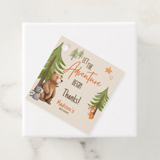 Lass des Erlebnisbeginns Geschenkanhänger (Beispiel)