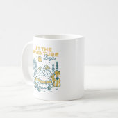 Lass des Erlebnisbeginns Kaffeetasse (Vorderseite Links)