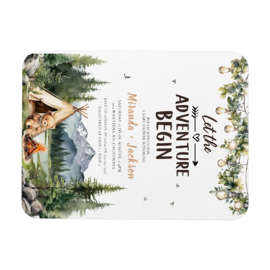 Lass des Erlebnisbeginns Magnet (Horizontal)