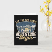 Lass des Erlebnislehrers der dritten Klasse zurück Karte (Gelbe Blume)