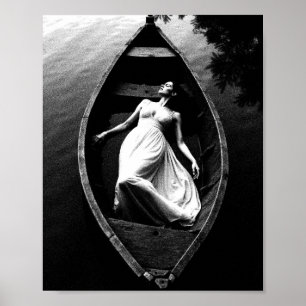 Lass des Flussschlages Poster