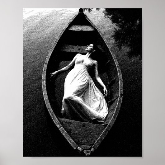 Lass des Flussschlages Poster (Vorne)