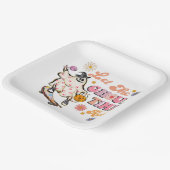 Lass des Ghoul Time Roll Retro Halloween Pappteller (Gewinkelt)