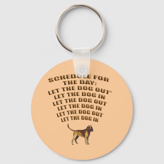 LASS DES HUNDES SCHLÜSSELANHÄNGER (Vorderseite)