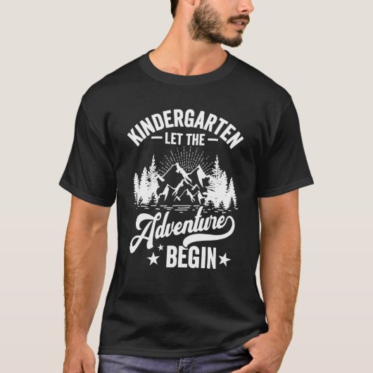Lass des Kindergartenabenteuers Beginnen Sie den 1 T-Shirt (Vorderseite)