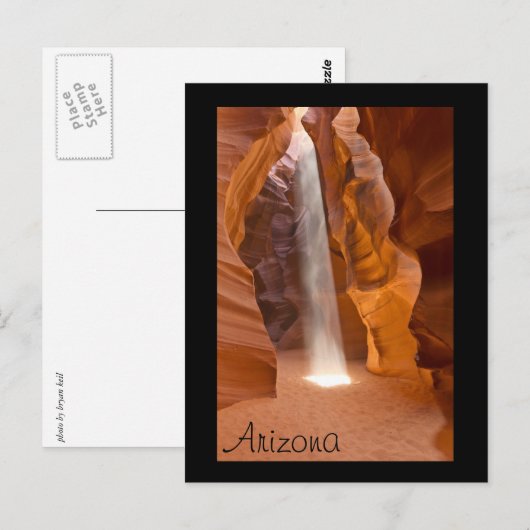Lass des Lichts Arizona Postkarte (Vorne/Hinten)