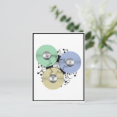 Lass des Musikflusses (Rollen zu Rollen und Vinyl- Postkarte (Stehend Vorderseite)