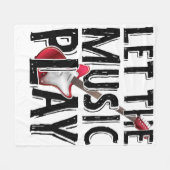 Lass des Musikspiels Electric Guitar Fleecedecke (Vorderseite (Horizontal))