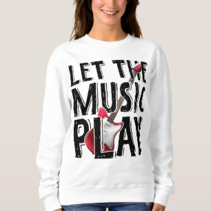 Lass des Musikspiels Electric Guitar Sweatshirt