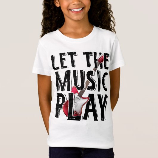 Lass des Musikspiels Electric Guitar T-Shirt (Vorderseite)
