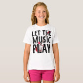 Lass des Musikspiels Electric Guitar T-Shirt (Vorne ganz)