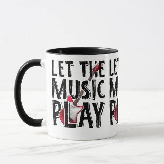 Lass des Musikspiels Electric Guitar Tasse (Links)