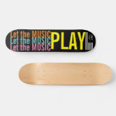 LASS DES MUSIKSPIELS JMT 7 3/4" Skateboard Deck (Horizontal)