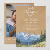 Lass des QR-Codes für das Foto "Adventure Begin Ba Einladung (Vorne/Hinten)