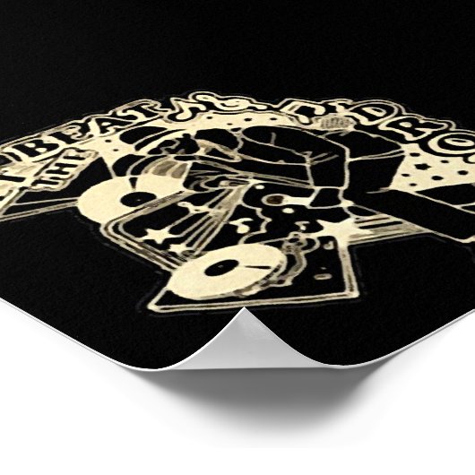 lass des Schlägers Poster (Ecke)