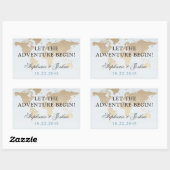 Lass des Themenbereichs "Erlebnis Vintager Fahrpla Rechteckiger Aufkleber (Blatt)