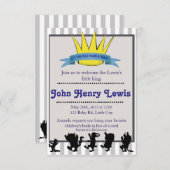 Lass des wilden Rumpus Begin Einladung (Vorne/Hinten)