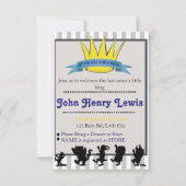 Lass des wilden Rumpus Begin Einladung (Vorderseite)