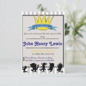 Lass des wilden Rumpus Begin Einladung (Stehend Vorderseite)