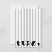 Lass des wilden Rumpus Begin Einladung (Rückseite)