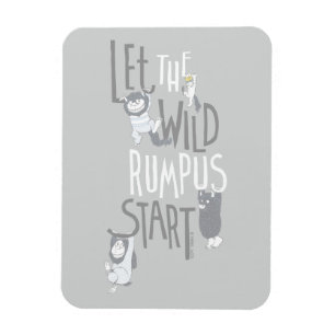Lass des Wilden Rumpus Start Magnet