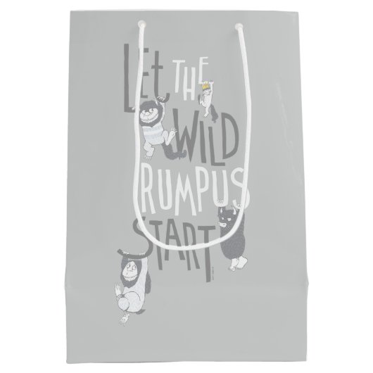 Lass des Wilden Rumpus Start Mittlere Geschenktüte (Rückseite)