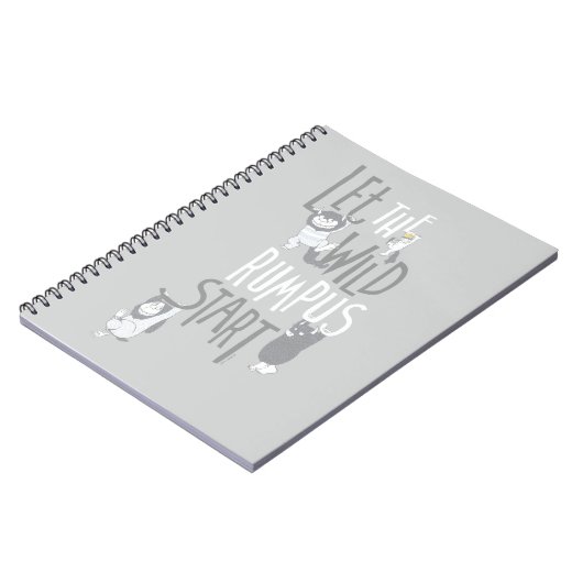 Lass des Wilden Rumpus Start Notizblock (Linke Seite)