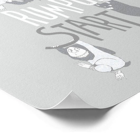 Lass des Wilden Rumpus Start Poster (Ecke)