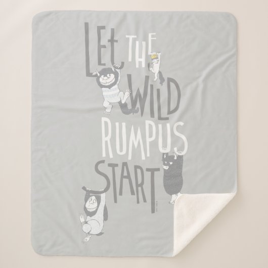 Lass des Wilden Rumpus Start Sherpadecke (Vorderseite)