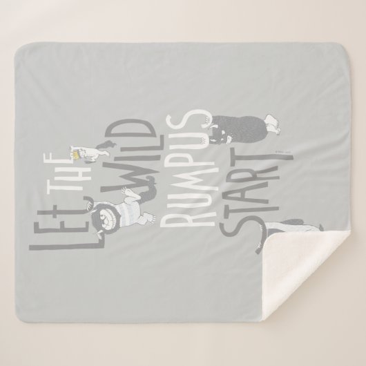 Lass des Wilden Rumpus Start Sherpadecke (Vorderseite (Horizontal))