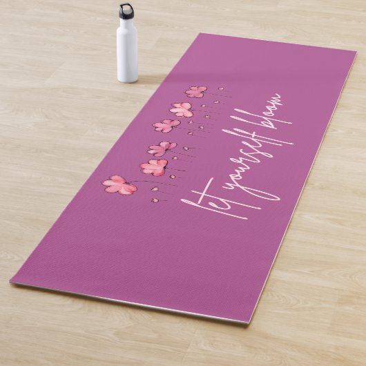 Lass Dich Entfalten Yogamatte (Beispiel)
