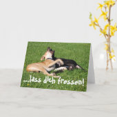 Lass dich fressen! karte (Gelbe Blume)