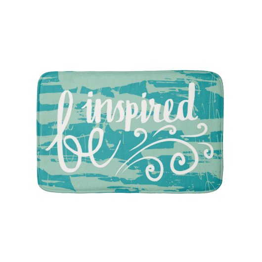 Lass dich inspirieren badematte (Vorderseite)