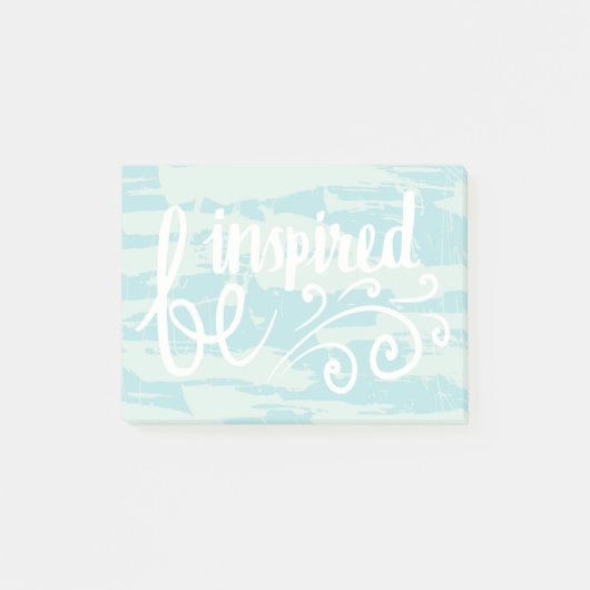 Lass dich inspirieren post-it klebezettel (Vorderseite)