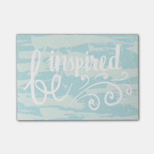 Lass dich inspirieren post-it klebezettel