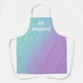 Lass dich inspirieren, Soft-Pastell-Farben-Schürze Schürze (Vorderseite)