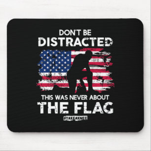 Lass dich nicht ablenken! Nimm ein Knie! Gleichber Mousepad