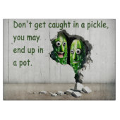 Lass dich nicht in einer Klappe halten Schneidebrett (Vorderseite)