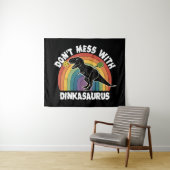 Lass Dich Nicht Mit Dinkasaurus Pickleball Ein Wandteppich (Beispiel (Horizontal))